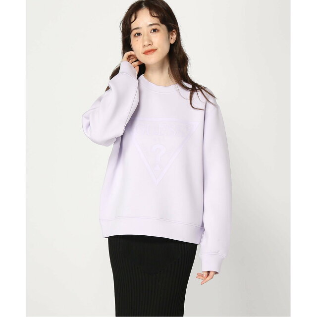 GUESS(ゲス)の【ラベンダー(G4P7)】【M】GUESS スウェット (W)New Elly Sweatshirt レディースのトップス(トレーナー/スウェット)の商品写真