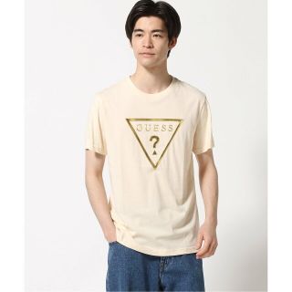 ゲス(GUESS)の【ベージュ(LBE)】(M)Logo Tee(その他)