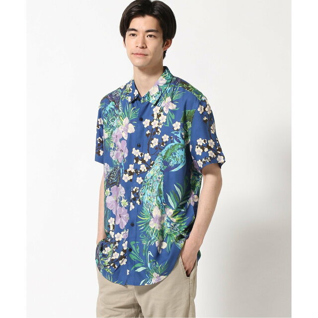 GUESS(ゲス)の【ブルー(F7NS)】(M)Eco Rayon Shangri LA Shirt メンズのトップス(シャツ)の商品写真