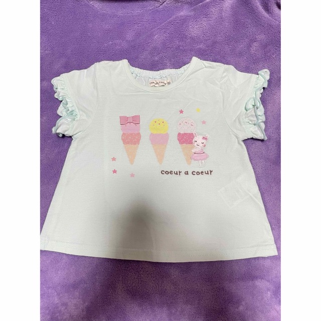 coeur a coeur(クーラクール)のTシャツ 80 クーラクール キッズ/ベビー/マタニティのキッズ服女の子用(90cm~)(Tシャツ/カットソー)の商品写真