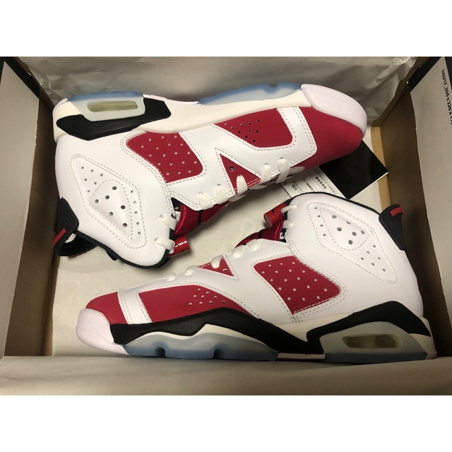 Jordan Brand（NIKE）(ジョーダン)の【23.5cm】Nike Air Jordan 6 GS "Carmine"  レディースの靴/シューズ(スニーカー)の商品写真