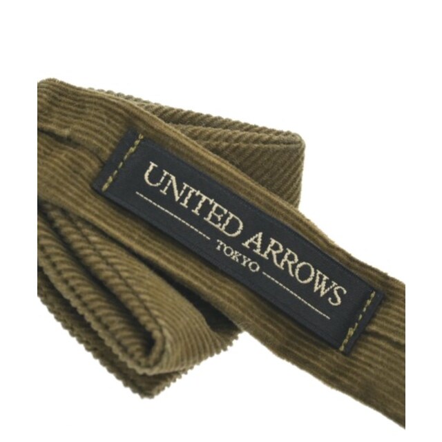 UNITED ARROWS(ユナイテッドアローズ)のUNITED ARROWS ユナイテッドアローズ ネクタイ - カーキ 【古着】【中古】 メンズのファッション小物(ネクタイ)の商品写真