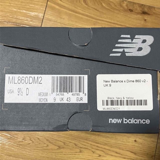 New Balance(ニューバランス)のニューバランス ダイム 860v2 27.5cm メンズの靴/シューズ(スニーカー)の商品写真