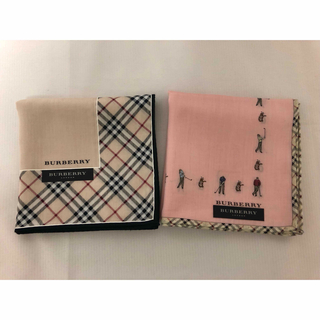 バーバリー(BURBERRY)の【新品】バーバリー　BURBERRY    ハンカチ2枚セット(ハンカチ)