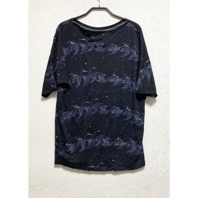 TSUMORI CHISATO(ツモリチサト)のツモリチサト　スワンフライボーダー　Tシャツ　ニットソー レディースのトップス(カットソー(半袖/袖なし))の商品写真