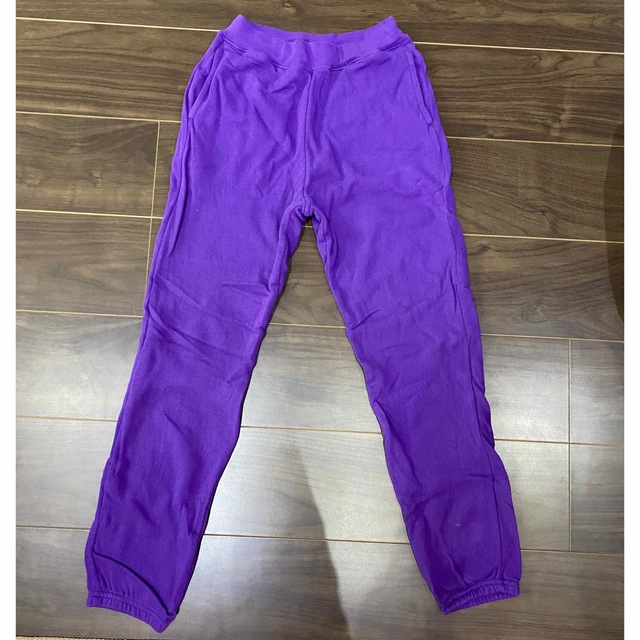 Printstar(プリントスター)のスウェット　ズボン　紫　シンプル　キッズ　150 無地 レディースのパンツ(その他)の商品写真
