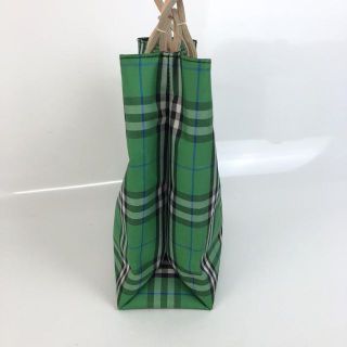 BURBERRY - BURBERRY バーバリー ノバチェック トートバッグ グリーン