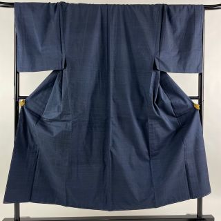 男着物 名品 身丈151cm 裄丈71cm 正絹 【中古】(着物)