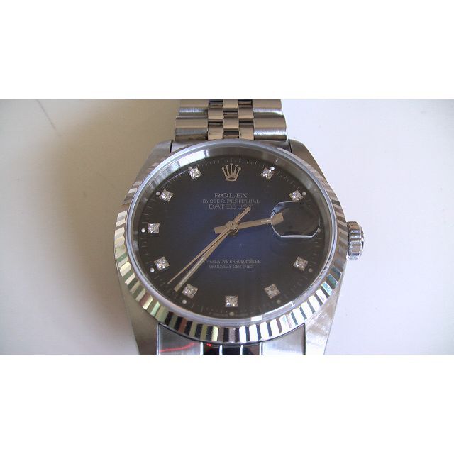 ROLEX 16234G ブルーグラデーションダイヤル腕時計(アナログ)
