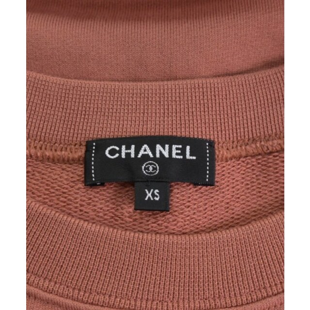 CHANEL シャネル スウェット XS ピンクベージュ系 【古着】【中古】