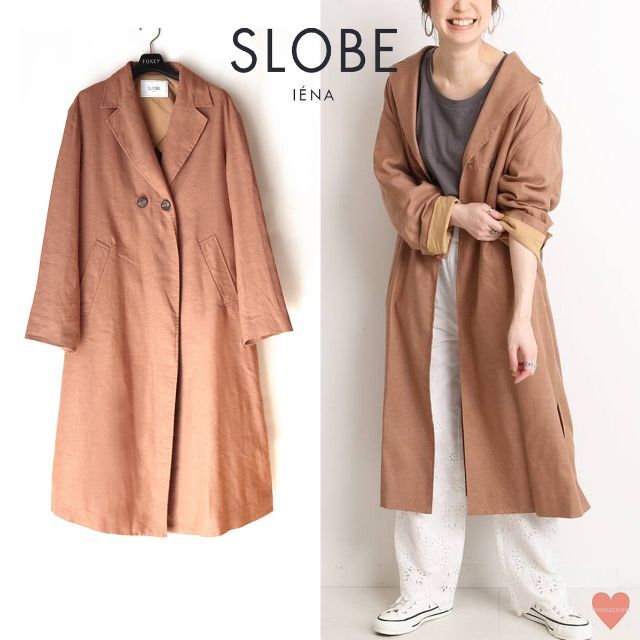 SLOBE IENA ( スローブイエナ ）リネンコート スプリングコート