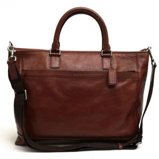 コーチ／COACH バッグ トートバッグ 鞄 ハンドバッグ メンズ 男性 男性用レザー 革 本革 ブラック 黒  F71416 Camden Leather Business Tote カムデン レザー ビジネストート A4サイズ収納可能 2WAY ショルダーバッグ シボ革 シュリンクレザー