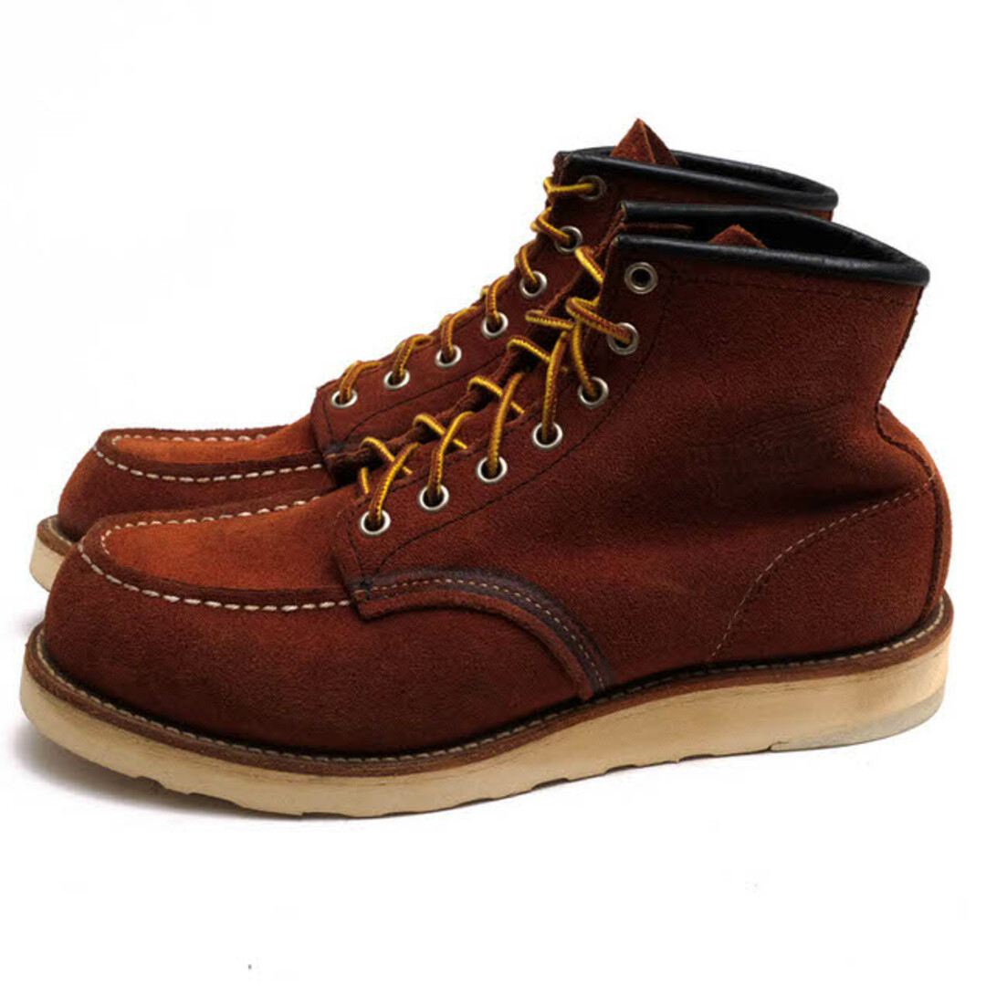 REDWING(レッドウィング)のレッドウィング／RED WING ワークブーツ シューズ 靴 メンズ 男性 男性用スエード スウェード レザー 革 本革 ブラウン 茶  8810 Classic Moc Toe クラシック アイリッシュセッター グッドイヤーウェルト製法 モックトゥ メンズの靴/シューズ(ブーツ)の商品写真