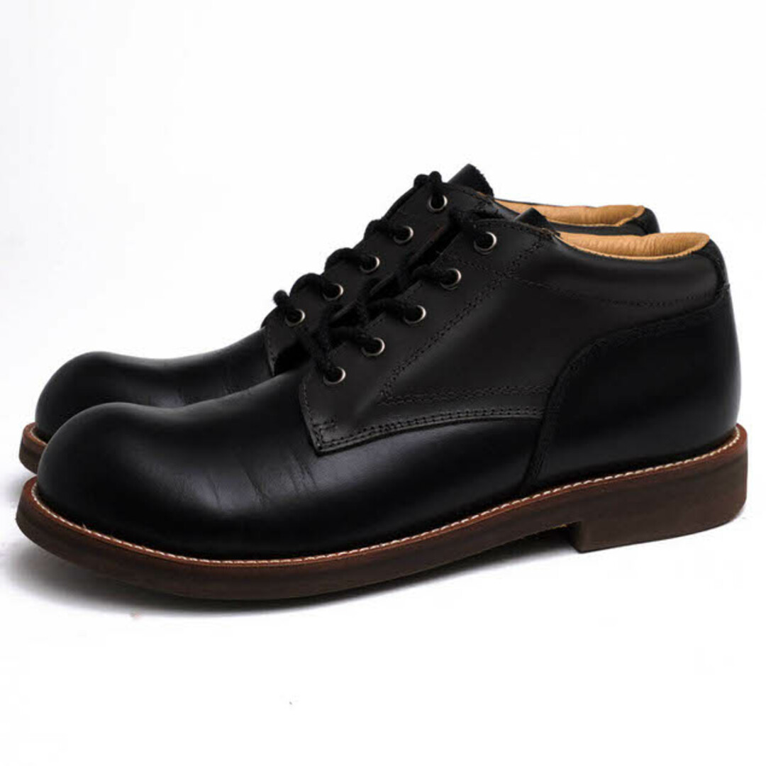 スロウ／SLOW ワークブーツ シューズ 靴 メンズ 男性 男性用レザー 革 本革 ブラック 黒  OB-8958M CLASSIC OXFORD BOOTS オックスフォードシューズ プレーントゥブーツ