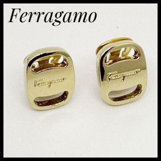 Ferragamo フェラガモ ゴールド イヤリング 美品大きさ縦約27 - イヤリング