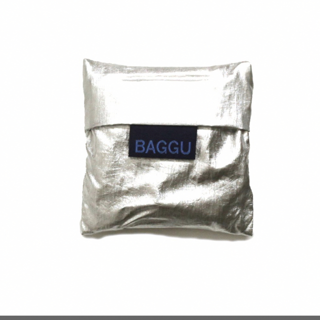 BAGGU(バグゥ)のBAGGU バグゥ エコバッグ  S.Mセット　シルバー　エコバッグ レディースのバッグ(エコバッグ)の商品写真