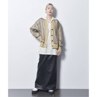 シティショップ(CITYSHOP)のCITYSHOP FAUX LEATHER LONG SKIRT(ロングスカート)