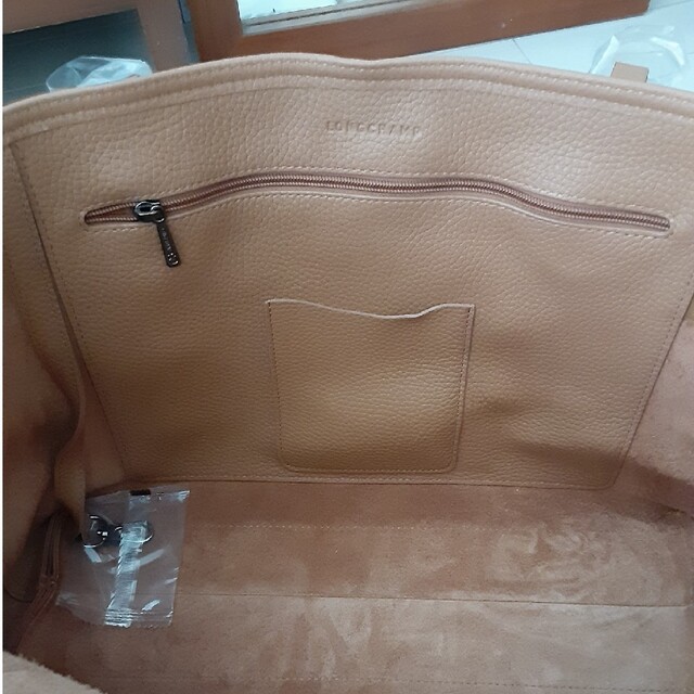 LONGCHAMP(ロンシャン)の新品　ロンシャンのレザートートバッグ(茶) レディースのバッグ(トートバッグ)の商品写真