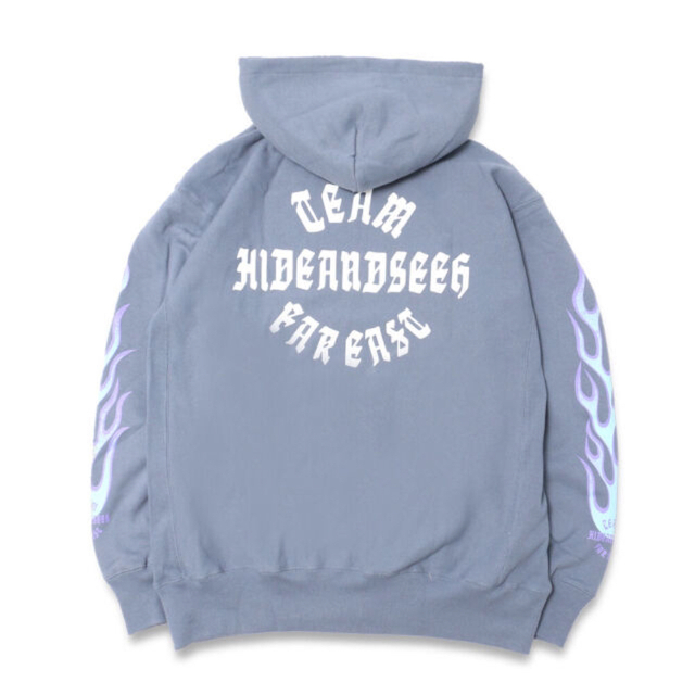 HIDE AND SEEK - HIDE&SEEK Flame Hooded Sweat Shirtsの通販 by