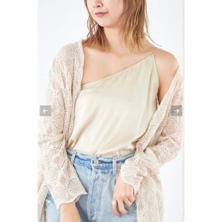 プラージュ(Plage)のsilk oneshoulder キャミソール(キャミソール)