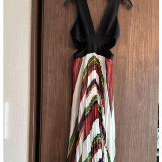 高品質国産】 bcbgmaxazria ワンピース ロング ドレス ネイビー eVzxZ