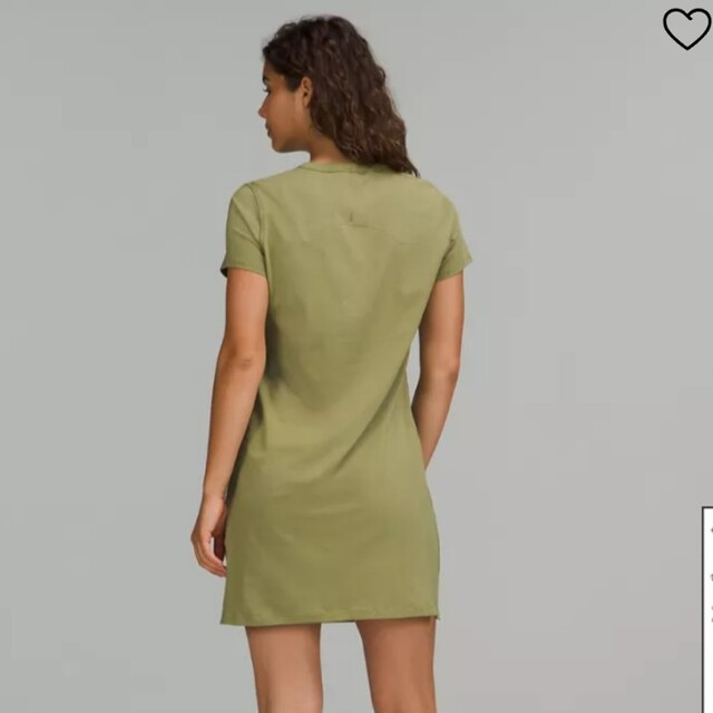 lululemon(ルルレモン)のClassic-Fit Cotton-Blend T-Shirt Dress レディースのワンピース(ひざ丈ワンピース)の商品写真