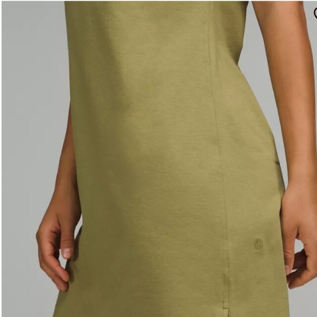 lululemon(ルルレモン)のClassic-Fit Cotton-Blend T-Shirt Dress レディースのワンピース(ひざ丈ワンピース)の商品写真