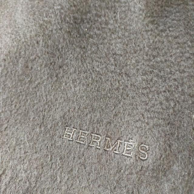 Hermes(エルメス)のエルメス ブランケット美品  - 黒 カシミヤ キッズ/ベビー/マタニティのこども用ファッション小物(おくるみ/ブランケット)の商品写真