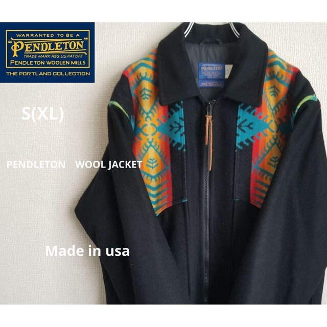 ネイティブ柄　ペンドルトンPENDLETON　WOOL JK　S(XL)