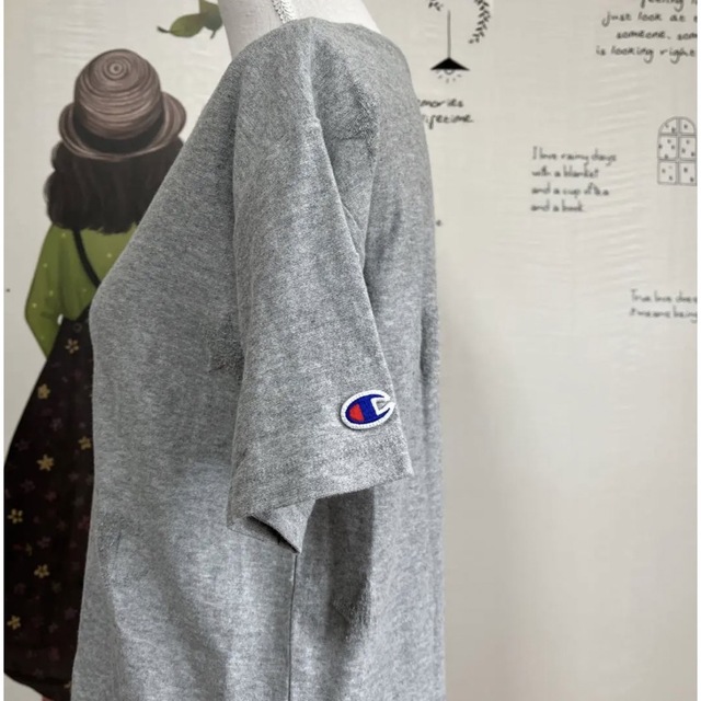SM2(サマンサモスモス)の🌼最終価格🌼∇376 サマンサモスモスブルーとChampionのコラボ レディースのトップス(Tシャツ(半袖/袖なし))の商品写真