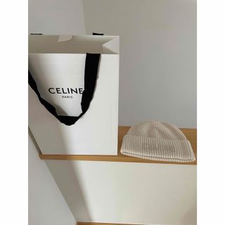 セリーヌ(celine)の現在入手不可のレアアイテム！　セリーヌ　浅型ビーニー　ニットキャップ(ニット帽/ビーニー)