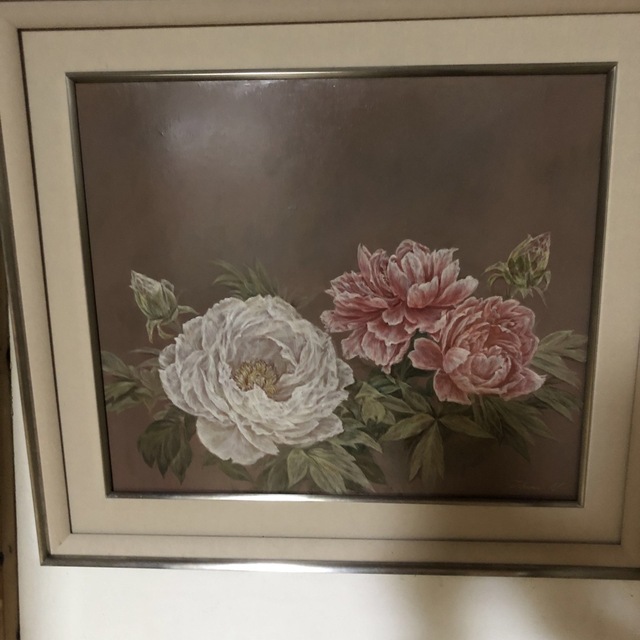 牡丹 油彩画 F6号 - 通販 - sinerminco.com.pe
