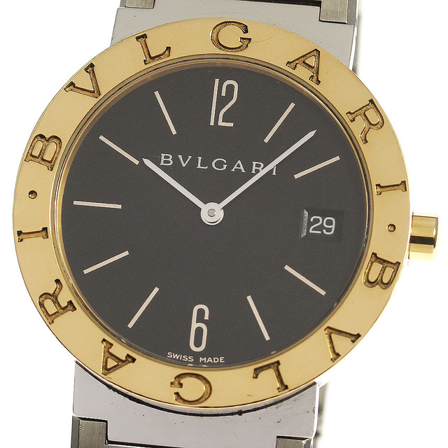 ブルガリ BVLGARI BB33SGD ブルガリブルガリ YGコンビ デイト クォーツ メンズ _739480