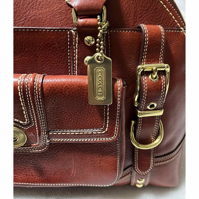 COACH(コーチ)のcoach コーチ 革製 トートバッグ レディースのバッグ(トートバッグ)の商品写真