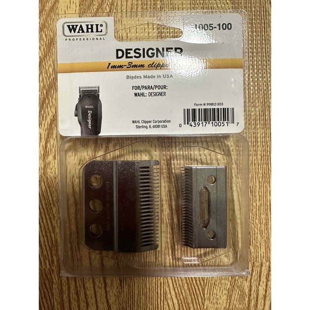 WAHL Cordless Designer フェードカット必需品❗️