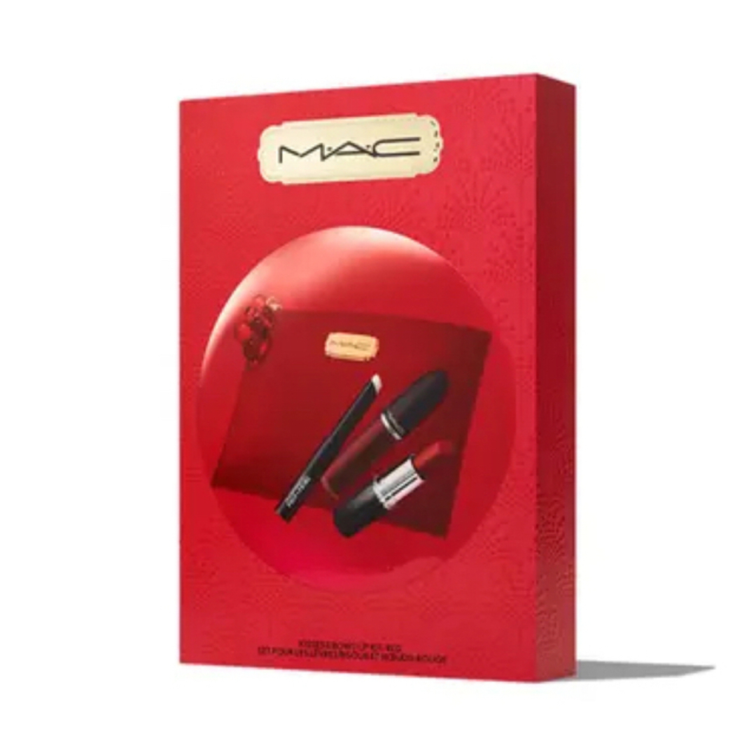 新品◆MAC◆マックキス & ボウリップ キット :レッド 定価7,700円