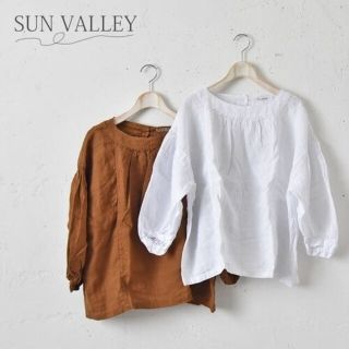 サンバレー(SUNVALLEY)の専用です＊SUNVALLEY フレンチリネンプルオーバー8分袖(シャツ/ブラウス(長袖/七分))