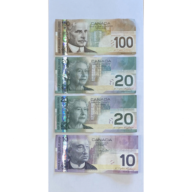 旧紙幣 カナダドル