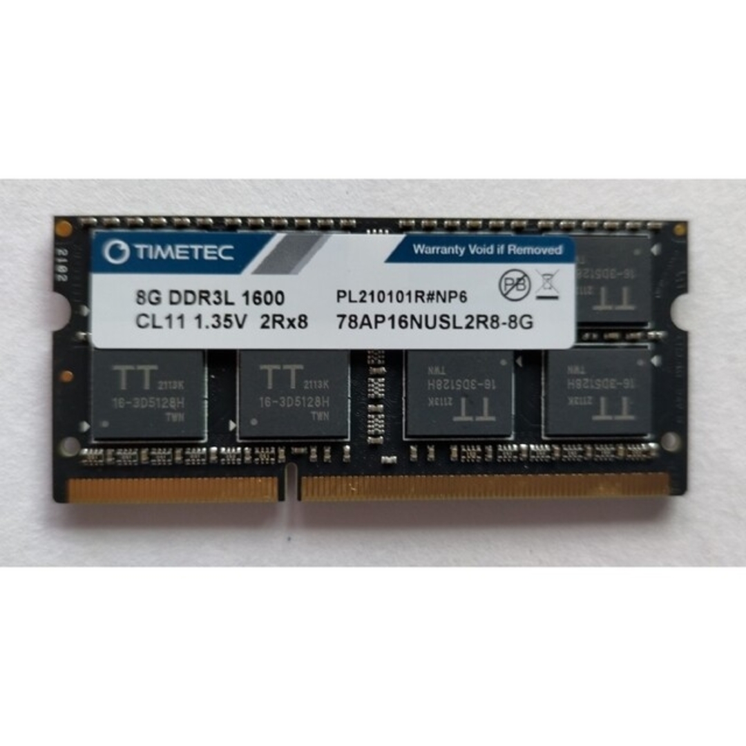 ノート PC用 メモリ DDR3 1600 8GB   PC3-12800 スマホ/家電/カメラのPC/タブレット(PCパーツ)の商品写真