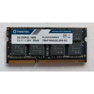 ノート PC用 メモリ DDR3 1600 8GB   PC3-12800(PCパーツ)