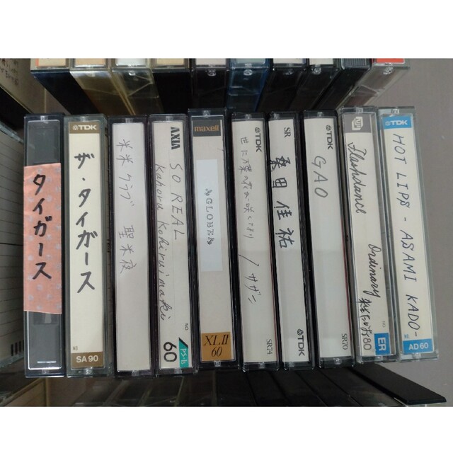 SONY(ソニー)の録音済 カセットテープ 100本 まとめ売り 昭和 平成 洋楽 エンタメ/ホビーのCD(その他)の商品写真