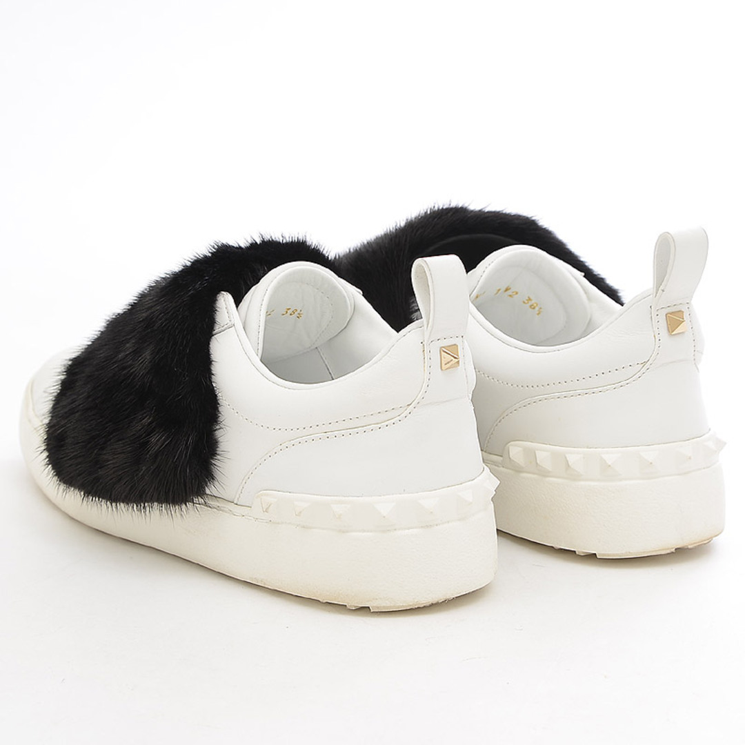 VALENTINO - ヴァレンティノ ロックスタッズ ミンクファー スニーカー