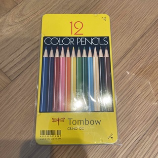 トンボエンピツ(トンボ鉛筆)のトンボ 色鉛筆 12色 新品(色鉛筆)