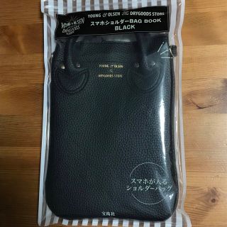 ヤングアンドオルセン(YOUNG&OLSEN)のYOUNG & OLSEN  スマホショルダーバッグ BOOK BLACK(ショルダーバッグ)