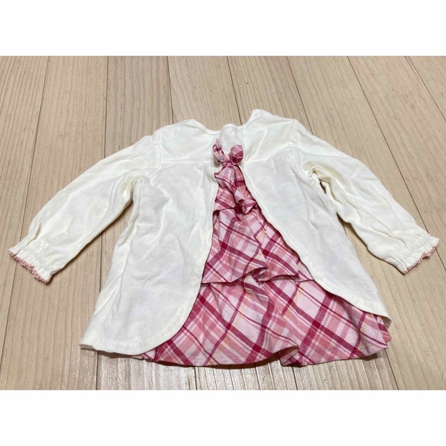 coeur a coeur(クーラクール)のcoeur a coeur  80  長袖　新品未使用 キッズ/ベビー/マタニティのベビー服(~85cm)(シャツ/カットソー)の商品写真