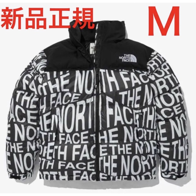 THENORTHFACE ノースフェイス　ヌプシ　ダウン　グラフィック　黒　M