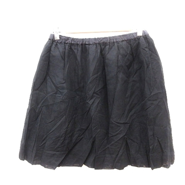 PINCEAU(パンソー)のパンソー Pinceau フレアスカート ミニ 38 黒 ブラック /AU レディースのスカート(ミニスカート)の商品写真