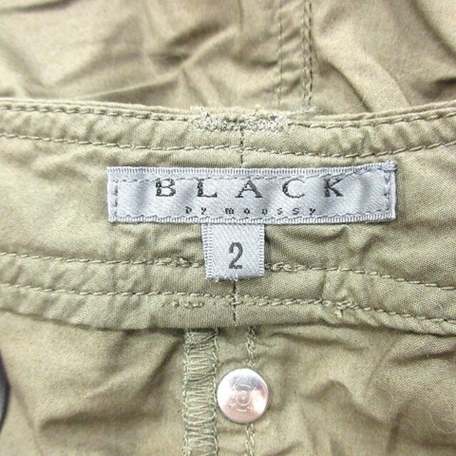 BLACK by moussy(ブラックバイマウジー)のブラック バイ マウジー タイトスカート ベイカー ミニ 2 カーキ 緑 レディースのスカート(ミニスカート)の商品写真
