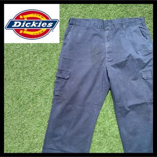 ディッキーズ(Dickies)のディッキーズ ワークパンツ チノパン カーゴパンツW42 L32 ブルー(ワークパンツ/カーゴパンツ)