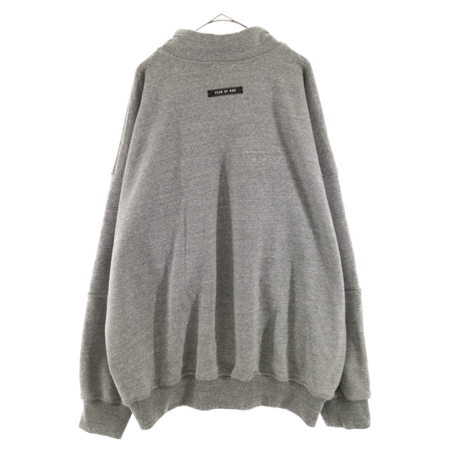 FEAR OF GOD フィアオブゴッド SIXTH COLLECTION MOCK NECK FG PULLOVER モックネックフロントロゴスウェット グレー L